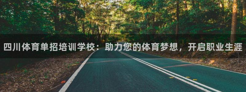 焦点娱乐总代理是谁：四川体育单招培训学校：助力您的体
