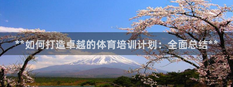 焦点娱乐星的视频：**如何打造卓越的体育培训计划：全