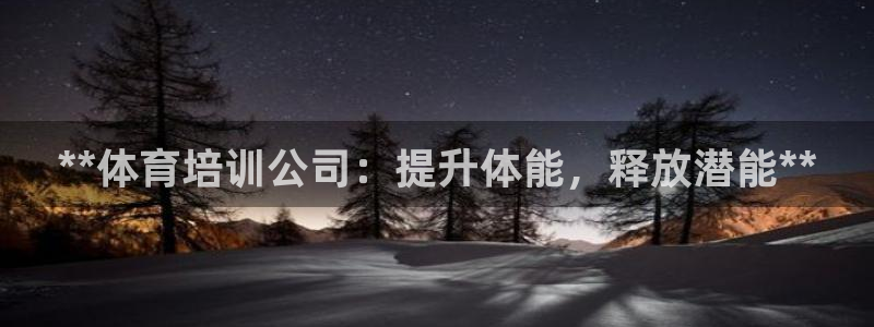 焦点娱乐加速器：**体育培训公司：提升体能，释放潜能