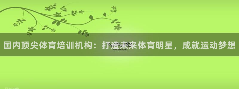 焦点娱乐平台西7O777：国内顶尖体育培训机构：打造