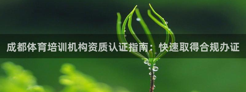 焦点娱乐平台注册账号怎么注销掉：成都体育培训机构资质认证指南